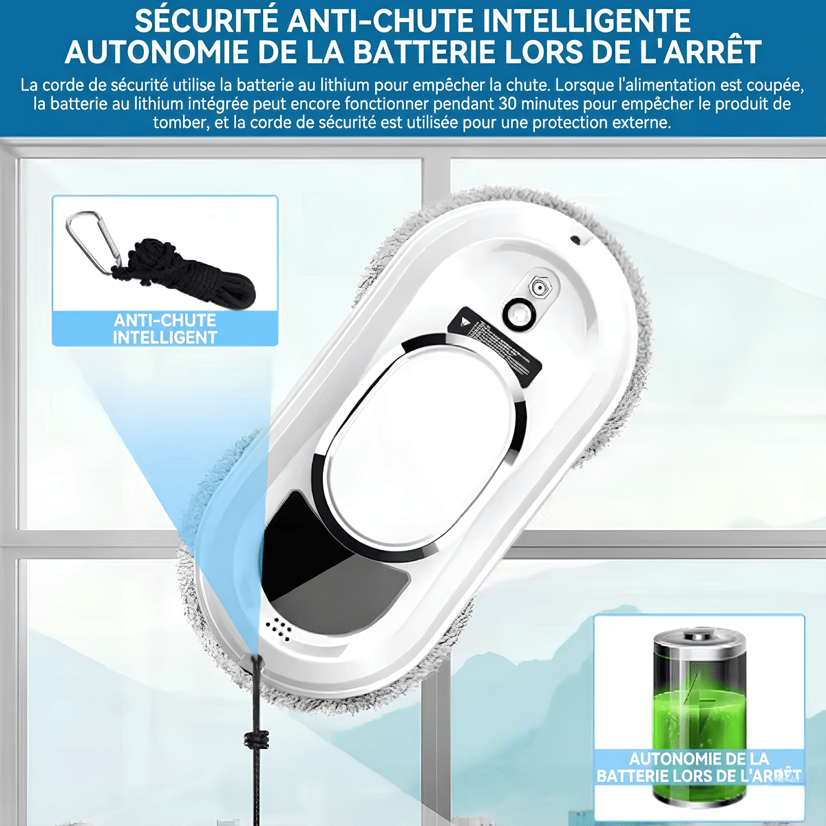 Robot Lave-Vitre Clear X1